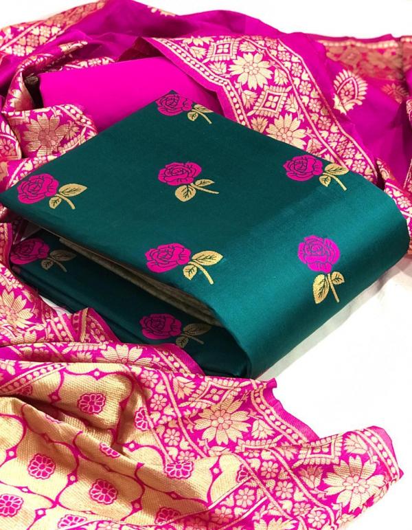 Banarasi Silk Dress 28 Designer Banarasi Silk Salwar